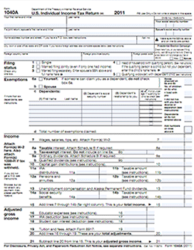 Tax Form 1040A | 1-800-TAX-FIRMĀ®